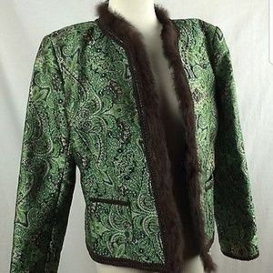 Central park west brocade blazer